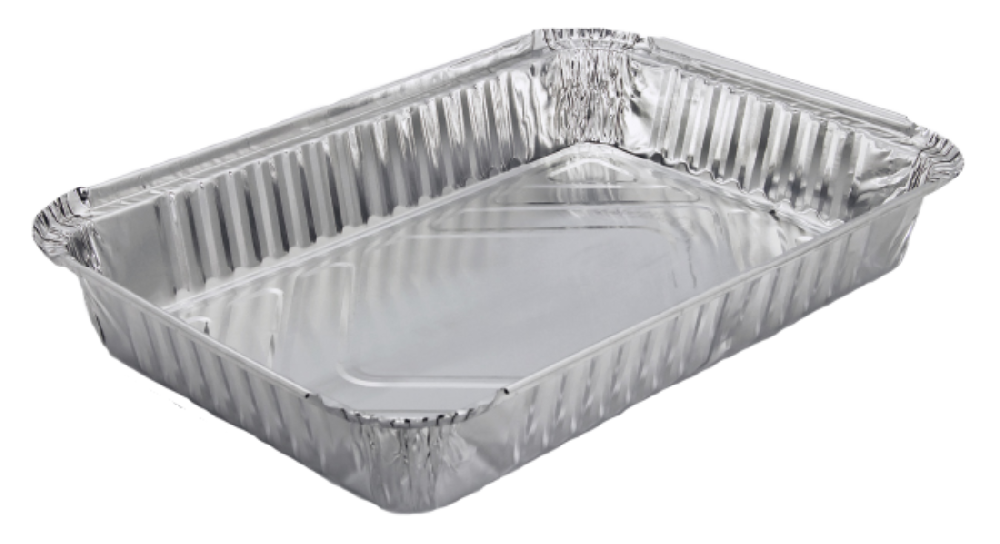 AM1001 4lb Oblong Take-Out Aluminum Foil Pan